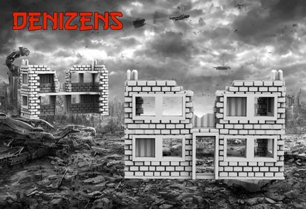 Denizens 8mm Pocket Wargame Large Building No2 - Wargames