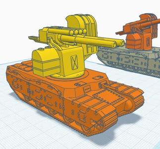 type-4 heavy with type 89 12,7cm double cannon  