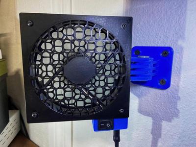 Swivel Wall Mount for 120mm PC Fan