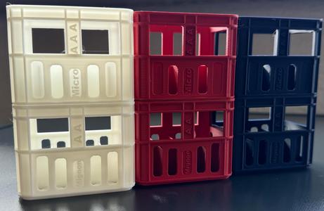 Stackable Battery Beer Crate AA / AAA