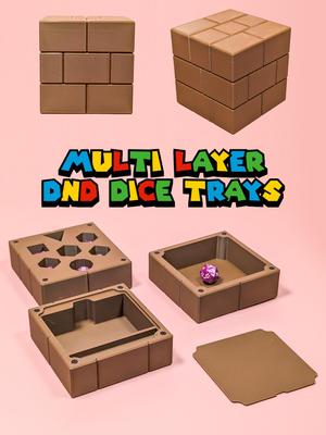 Polyhedral Dice Container - Super Mario Brick