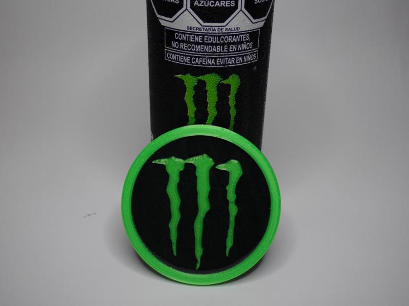 monster green cup holder 