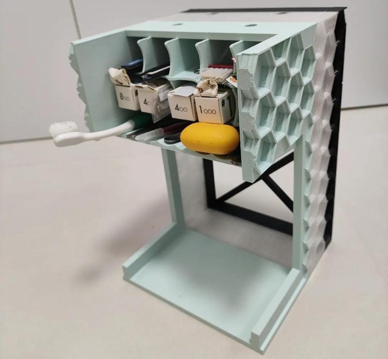 Model Tool Storage Rack: The model tool storage rack 
