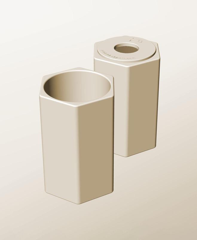 CH96-170-PStacking pierced module bin for modern home decor