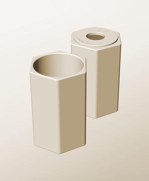 CH96-170-PStacking pierced module bin for modern home decor