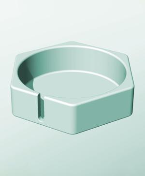CH162-50-S Modular slotted component container modern decor
