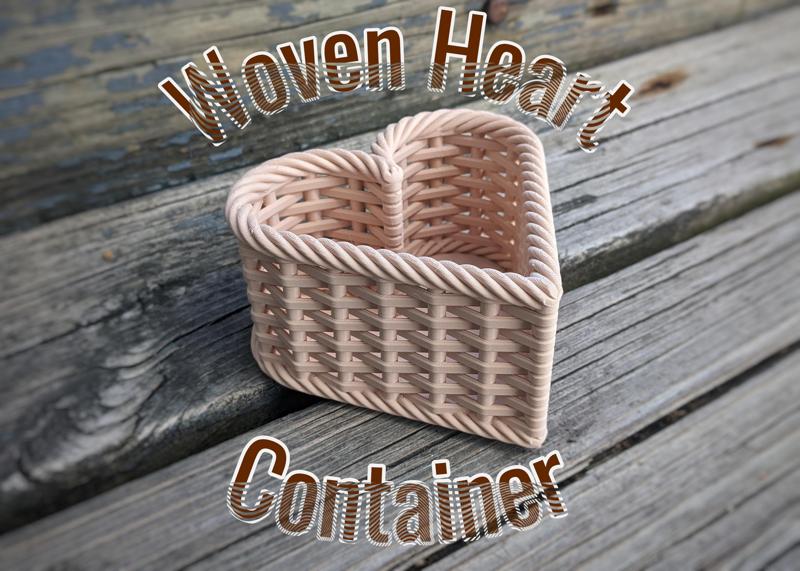 Woven Heart Container