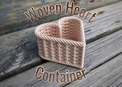 Woven Heart Container