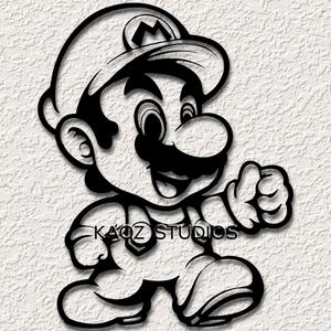 mario wall art super mario wall decor nintendo fan art decoration