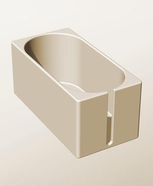 CX96-95-SS Modular Stacking slotted container for home decor