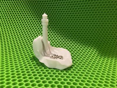 Lighthouse model with jewellery holder