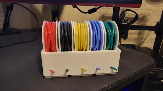 16 Gauge Wire Gridfinity Spool Holder (Remix of Benkrejci's spool holder)