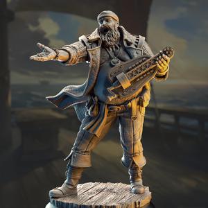 Hurdy Gurdy Pirate Bard - Bossman Bill
