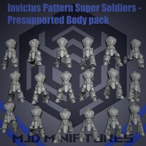 Invictus Pattern Super Soldiers - Presupported Body pack
