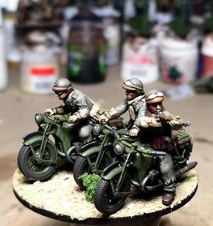 28mm 1940 french fusiliers motocyclistes (DLM or GRDI) 2