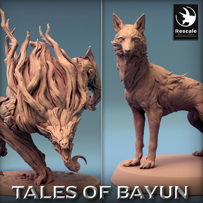 Pack Wood Wolf & Werewolf