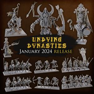 Titan Forge Miniatures - 2024 - January - Undying Dynasties vol1