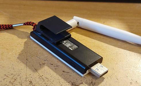Wifi dongle hook (glue-on)