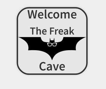 Door Sign - "The Freak Cave"