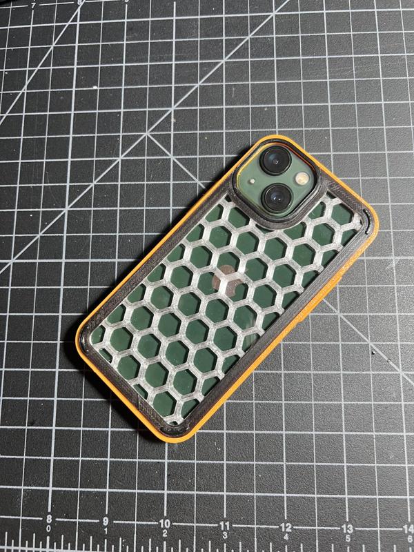 iPhone 13 mini case with removable back plate