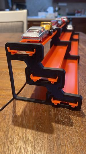 Hotwheels tracks - bleacher style display brackets