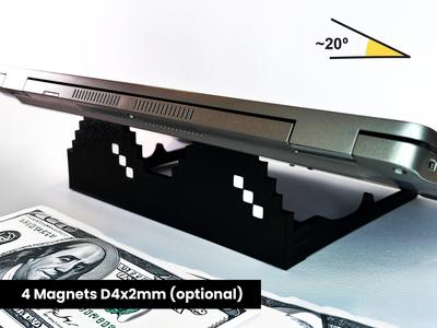 Swag Foldable Laptop Stand (+Magnet) Thug Life!