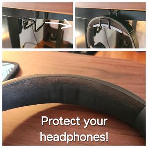 Vivo Standing Desk Headphone Hook Adapter