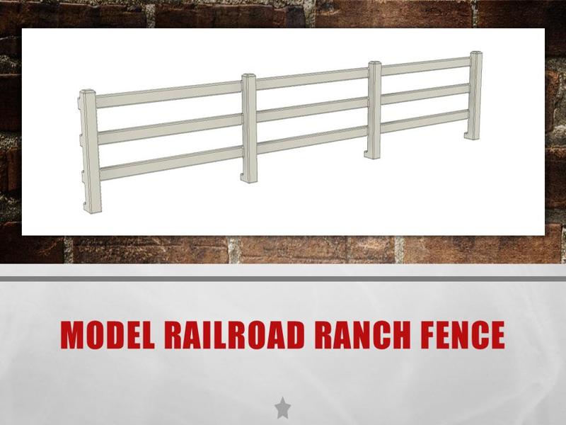 Model Train/Railroad Ranch Fence