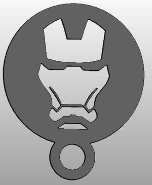 coffee Stencil - ironman