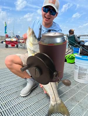 Reel CooL Drink Holder Fishing Pole Drop Line 