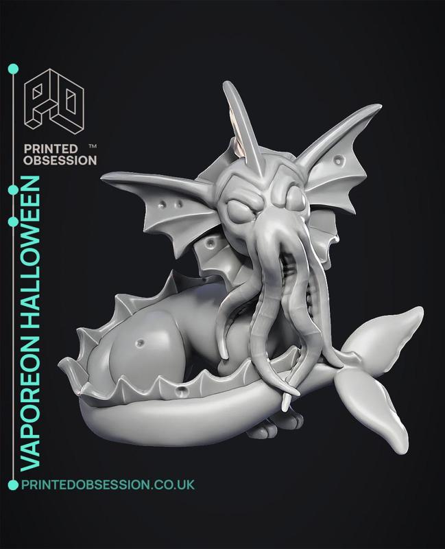 Vaporeon Halloween - Pokemon - Fan Art
