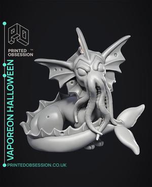 Vaporeon Halloween - Pokemon - Fan Art