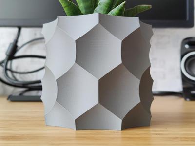 Anti-sphere 2 Plant pot and Planter - Vase mode