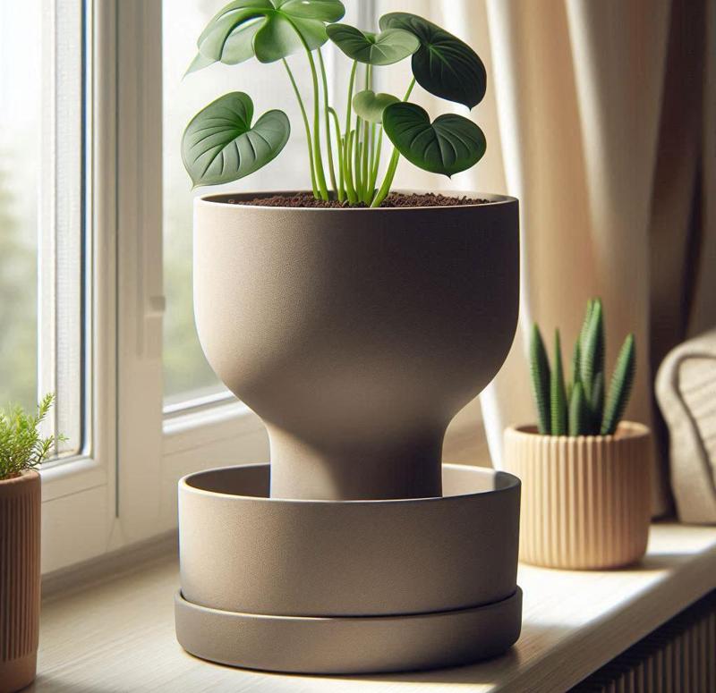 Self Watering Grail Design Planter, Plant pot 