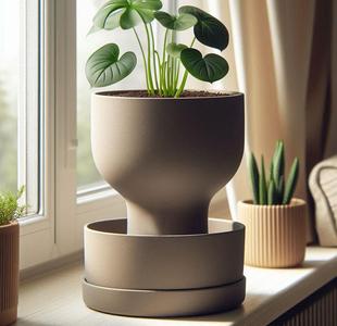 Self Watering Grail Design Planter, Plant pot 