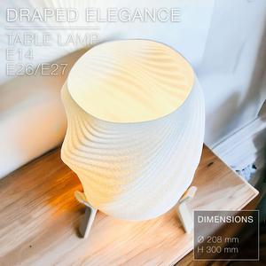 DRAPED ELEGANCE | Table Lamp