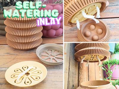 Wall Planter universal self- watering Inlay