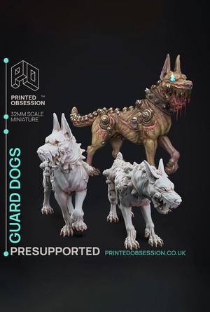 Guard Dogs - Dr Frankensteins Monster - PRESUPPORTED - Illustrated and Stats - 32mm scale			