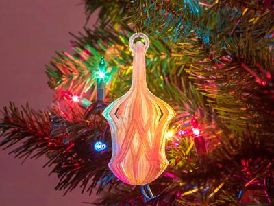 ZigZag Christmas Ornament