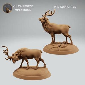 Deer Elk Stag bundle - Pre supported