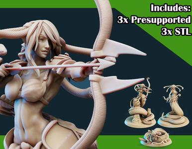 3D Printable Medusa Elites Bundle Longbow