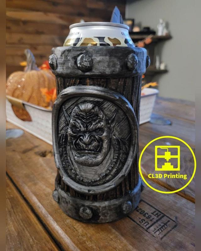 Warcraft Gorehowl Can Koozie - Tallboy and 12 ounce