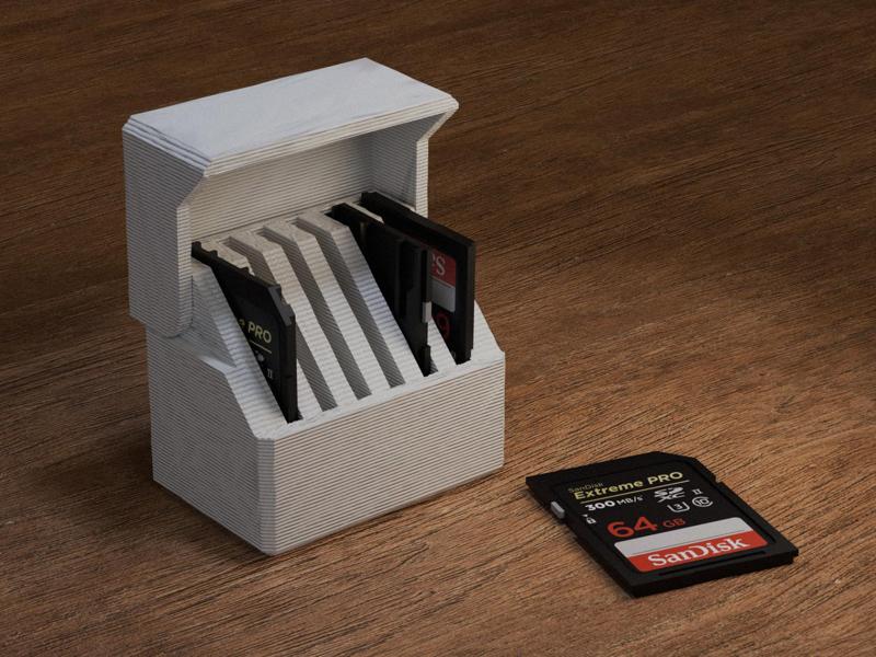 SD Card Holder (6 Slots)