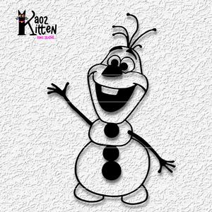 Olaf Wall Art Disney Frozen Snowman Fanart Decor