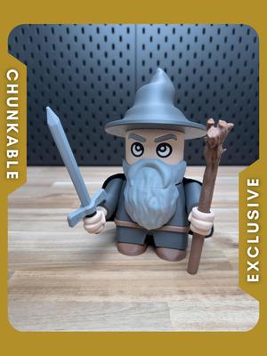 Gandalf the Chunk Kit (No Support, No AMS, No Glue)