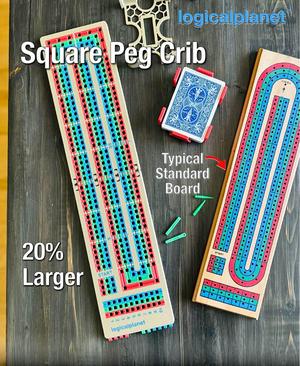 sQuare Peg Crib Board XL Folding Edition