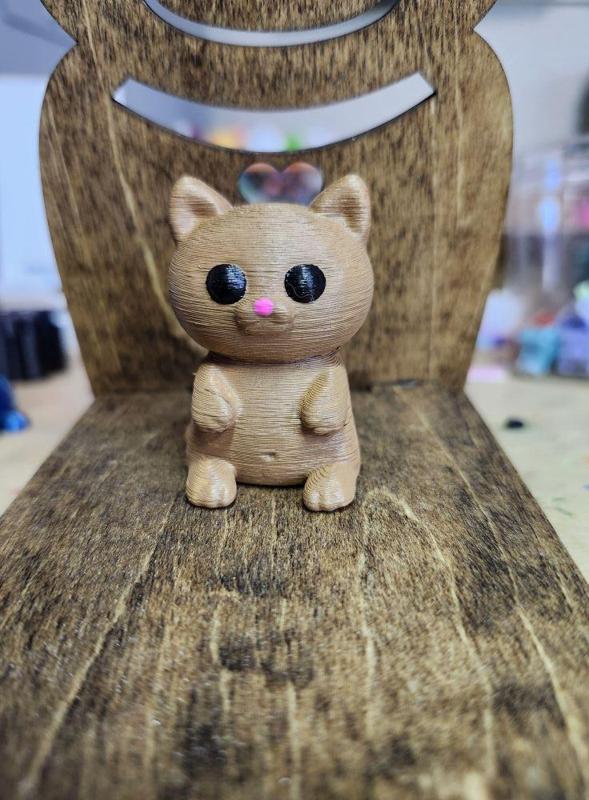 Worry Cat Flushies and Keychains! Two versions, come with card.
