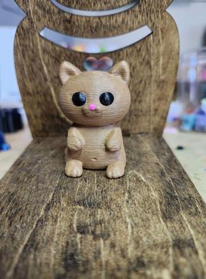 Worry Cat Flushies and Keychains! Two versions, come with card.