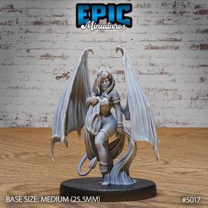 Succubus Demon / Female Devil Magician / Demonic Warrior / Dark Soldier Beast / Winged Lust Demon / Infernal Creature / Flame Handle / Evil Seduction Monster / Hell Army