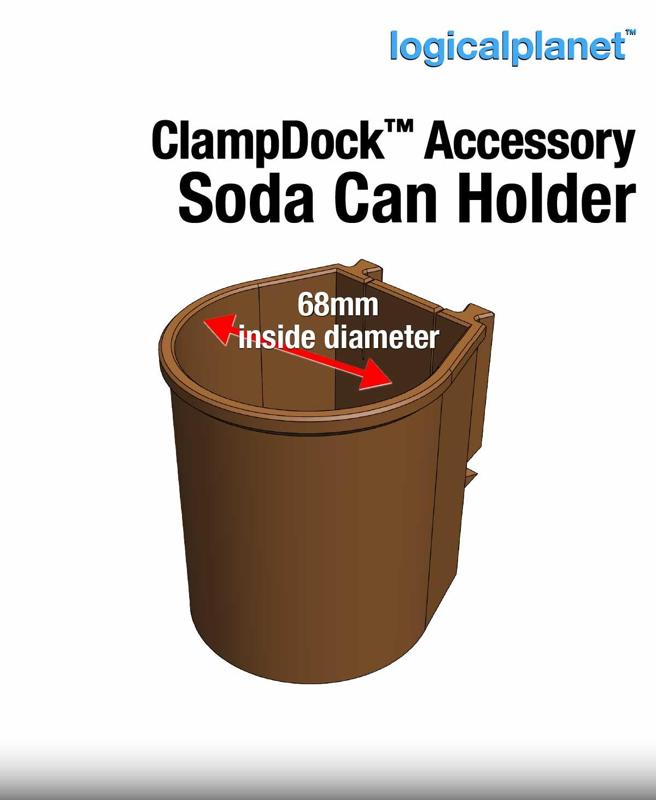 ClampDock Accessory - Soda Can Holder